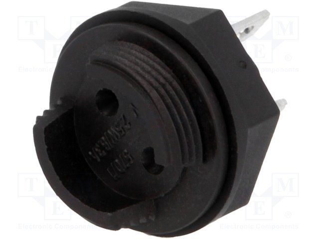 Drošinātāju turētājs uz panelim, (TR5, TE5) 6.3A, 250VAC