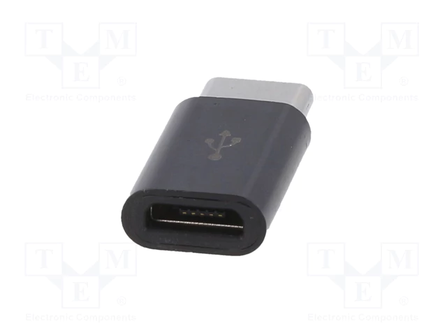 USB-C štekers uz microUSB-B, ligzda
