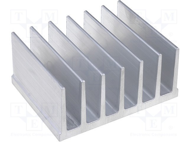 Radiators 60x78x35mm, aluminijs, sudraba krāsa