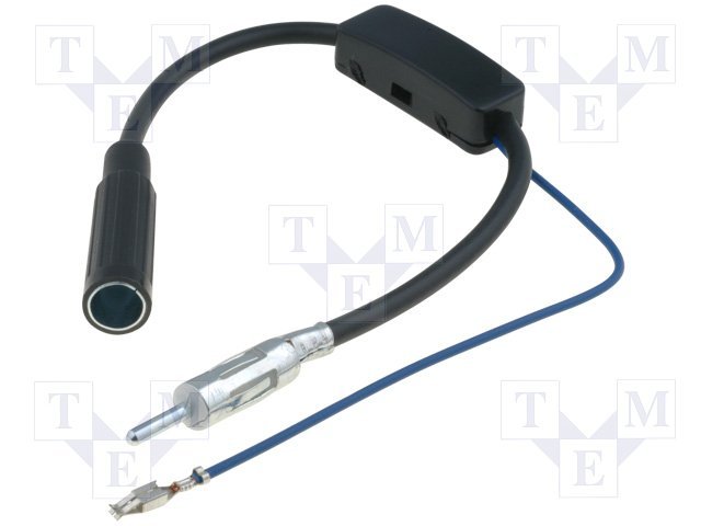 Antenas pastiprinatājs, DIN ligzda, DIN štekers, 0.3m