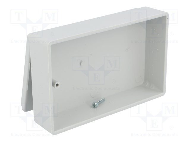 Plastmasas korpuss, 57x90x24mm, ABS, peleka krasa