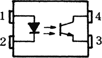 TLP181 Optrons, izeja fototranzistors, Channels:1, Uinsul:3.75kV => LTV356T, 11-4C1