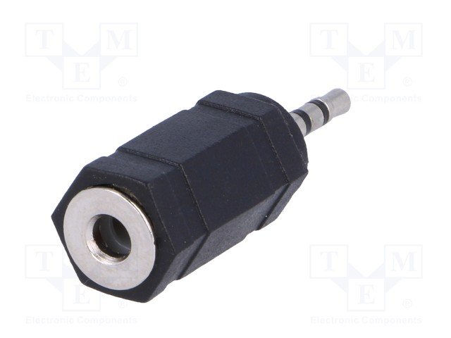 2.5mm štekers stereo uz 3.5mm ligzda stereo