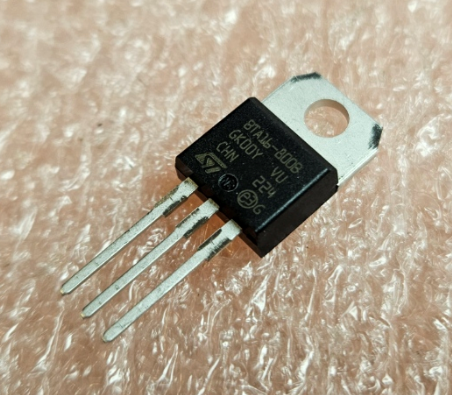 BTA16/800B Triaks 800V, 16A, Igt<50mA, TO-220