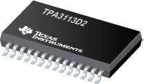 TPA3113D2 SMD Mikroshēma 6-W FILTER-FREE STEREO CLASS-D AUDIO POWER AMPLIFIER WITH SPEAKERGUARD™, SO28