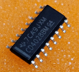 CD4028BM SMD Mikroshēma BCD-TO-DECIMAL DECODER, SO16