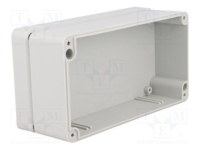 Plastmasas korpuss, 82x158x55mm, IP65, ABS, pelēkā krasa