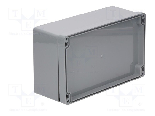 Plastmasas korpuss, 120x200x75mm, IP65, ABS, pelēkā krasa