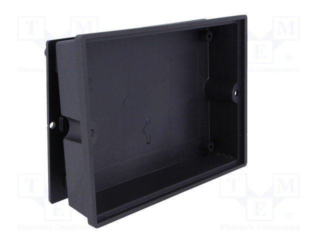 Plastmasas korpuss, 28x93x126mm, polistirens, melnā krasa