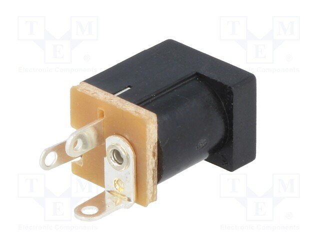 2.1*5.5mm, ligzda, vadam, on/off, 5A/12VDC, vertikala, CLIFF