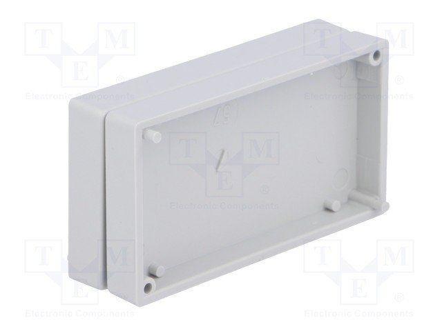 Plastmasas korpuss, 35x63x18mm, ABS, pelēkā krasa