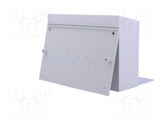 Plastmasas korpuss, 149x114/99x50mm, ABS, pelekā krasa