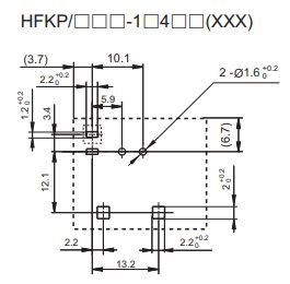 Relejs DC12V, SPST-NO, 45A/12VDC, 90Ω(133mA), viens kontakts uz saslēgšanu, 22x26.5x22.3mm, HONGFA RELAY
