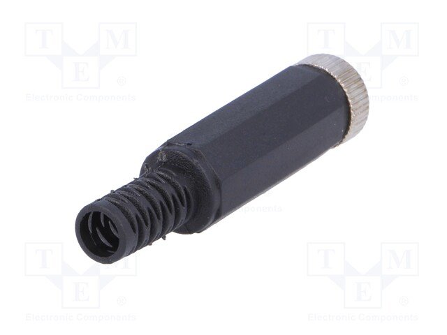 2.5*5.5mm, ligzda, lodējama, uz vadu, ar amortizatoru