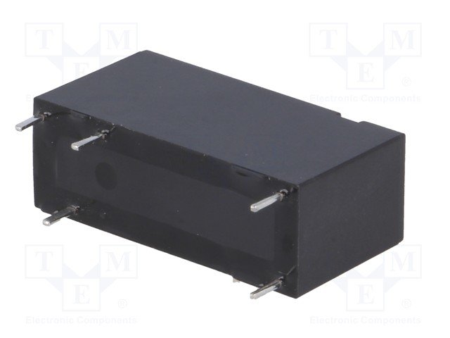 Relejs DC12V, SPDT, 8A/250VAC, 5A/30VDC, 655R(18.3mA), viens kontakts uz pārslēgšanu, 28.5x20x15mm, OMRON