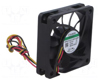 60x60x15mm, DC12V, MagLev, 29.88m3/h, 21.3dB, 3000RPM, 0.58W, Ventilators ar devejiem