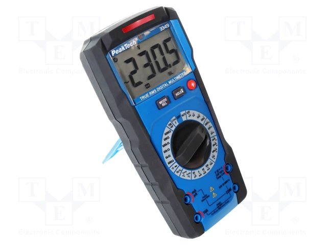 P3349 Multimetrs (barošana 4 baterijas LR03 AAA 1,5V), PEAKTECH