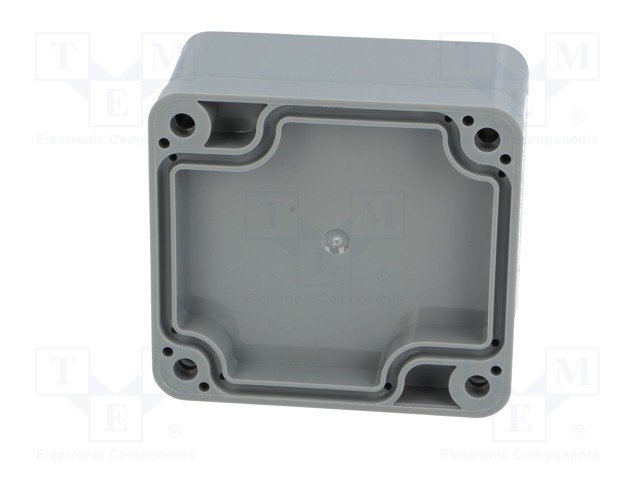 Plastmasas korpuss, 58x64x35mm, IP65, ABS, pelēkā krasa