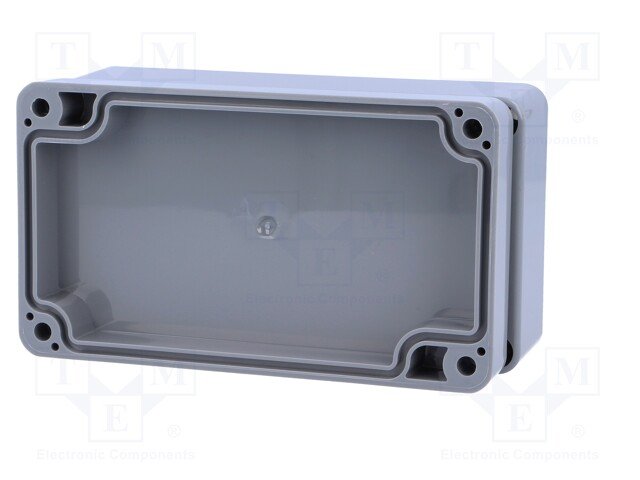 Plastmasas korpuss, 65x115x40mm, IP65, ABS, pelēkā krasa