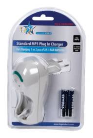 LADE 1 vai 2 AA/AAA, akumulatoru lādētajs