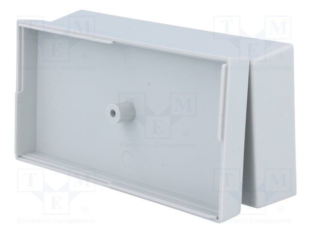 Plastmasas korpuss, 55x106x31.7mm, polistirens, pelekā krasa