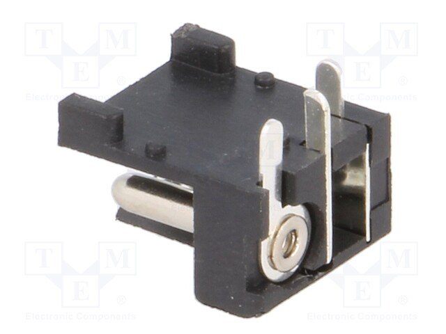 2.1*5.5mm, ligzda, THT, on/off, 5A/12VDC, atvērts tips, CLIFF