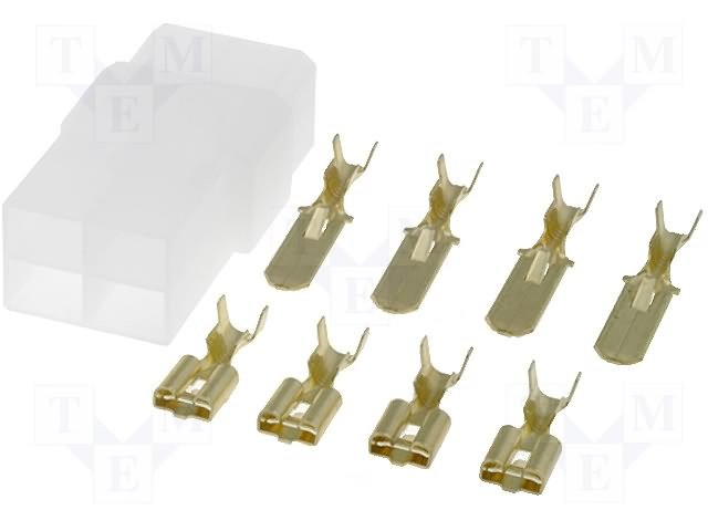 OK-4MF komplekts, mama/papa, 4pin, 2.5mm2