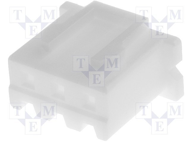 3pin, štekers/mama uz vadam, bez kontaktiem, solis=2.5mm, 250V/3A