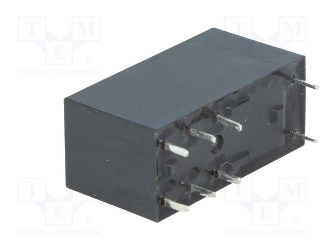 Relejs DC12V, SPDT, 16A/250VAC, 16A/24VDC, 240R, viens kontakts uz pārslēgšanu, bistabilais, 29x12.7x15.7mm, OMRON