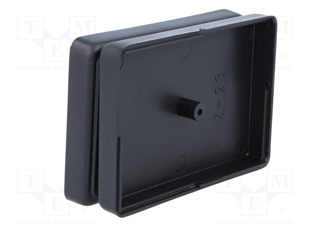 Plastmasas korpuss, 59x84x30mm, ABS, melnā krasa