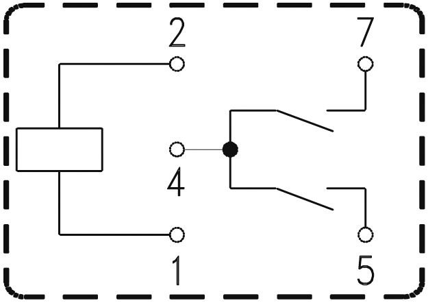 Relejs DC12V, SPDT, 10A/12VDC, 130R(90mA), viens kontakts uz pārslēgšanu, 14.7x16.9x19.2mm, TE Connectivity