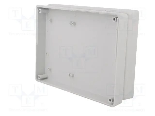 Plastmasas korpuss, 140x190x49/37mm, polistirens, pelekā krasa