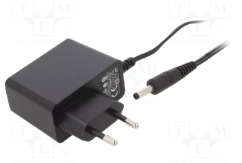 Barošanas bloks 220V=>5V, 2A, 4/1.7mm, 10W, 107.41gr.