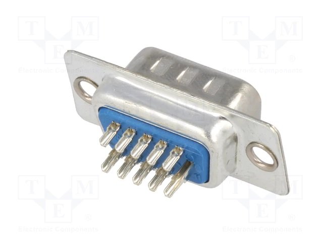 15pin (VGA), D-Sub HD, štekers, taisns, solder type