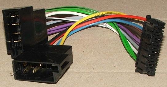 ZRS-34 štekers SONY XR-4400=>ISO auto savienotājvads => ZRS-20