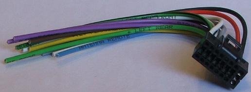 ZRS-41 štekers KENWOOD KRC256 auto savienotājvads => KENWOOD16P