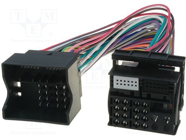 VW pārēja Quadlock 40pin ligzda uz  Quadlock 40pin štekers