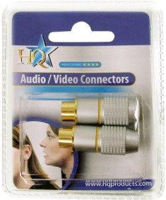 4PIN minidin ligzda, HI-END, matālisks, uz vadu