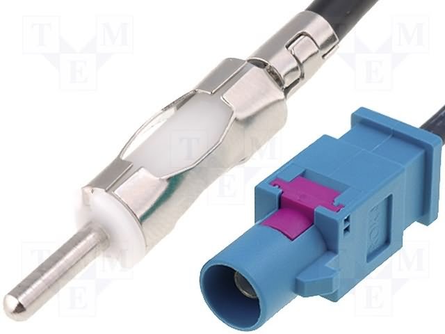 ZRS-GOLFV-DIN pārēja DIN štekers/Fakra štekers, 0.2m