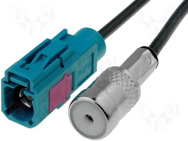 ZRS-FAKRA-ISO pārēja ISO ligzda/Fakra ligzda, 0.2m