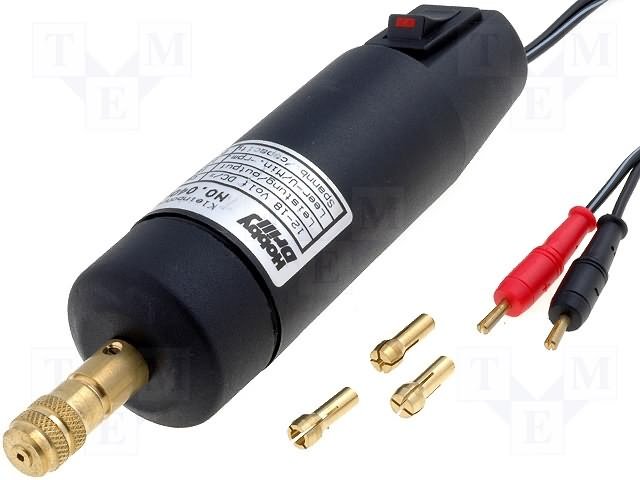 Miniatūru urbjmašina 12000-20000, 45W, DC=12-18V, 4 cangas/0.3...3.2mm