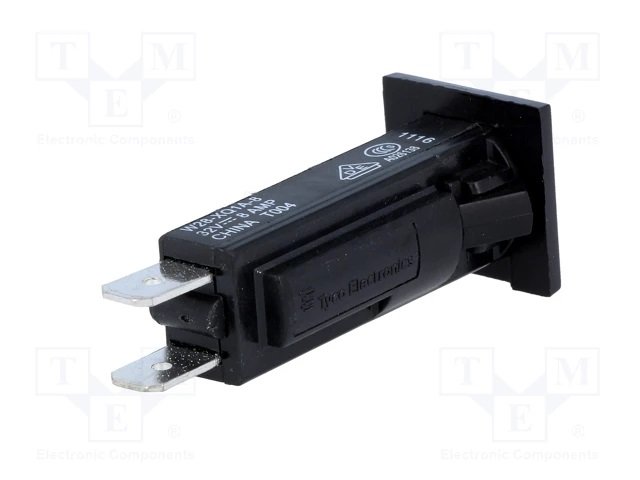 Maksimālās strāvas automātiskais slēdzis, 5A, SPST-NC, 250VAC, 32VDC, Ø16mm