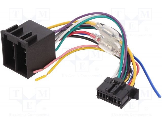 ZRS-224 Connector priekš radio Pioneer -> ISO, AVH-260BT, AVH-270BT, AVH-280BT, AVH-290BT, MVH-AV170, MVH-AV180, MVH-AV270BT, MVH-AV280BT