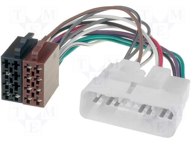 ZRS-AS-64B auto savienotājvads Isuzu, Opel -> ISO