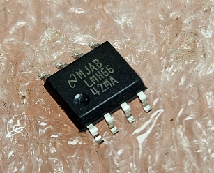 LMH6642MA SMD Mikroshēma operational amplifier, 130MHz, 3-12.8VDC, SO8