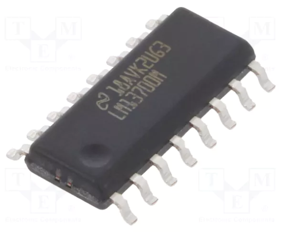 LM13700M SMD Mikroshēma operational amplifier, 2MHz, Channels: 2; 10÷36/±5÷18VDC, SO16