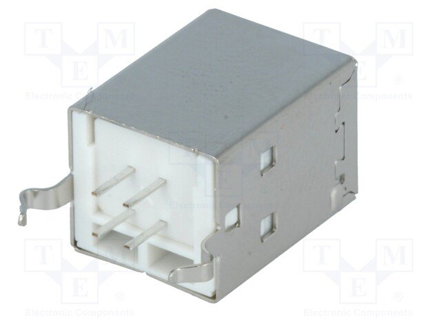 USB B(2.0) ligzda uz šasija aizmugura THT montāža