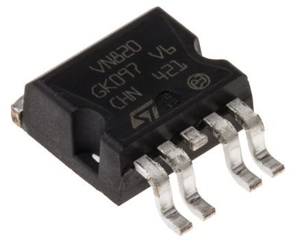 VN820B5-E SMD Mikroshēma, Single channel high-side solid state relay, 5.5...36V, 9A, 40mΩ, P2PAK