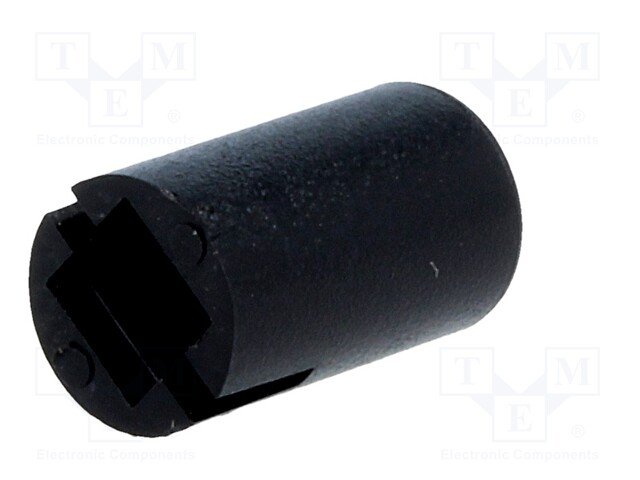 Cepurīte mikrosledzejam BS800, Ø5x8.9mm, apaļa, melna