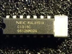 UPC1316C Mikroshēma dual 1.2w power amp 14p, DIP14G